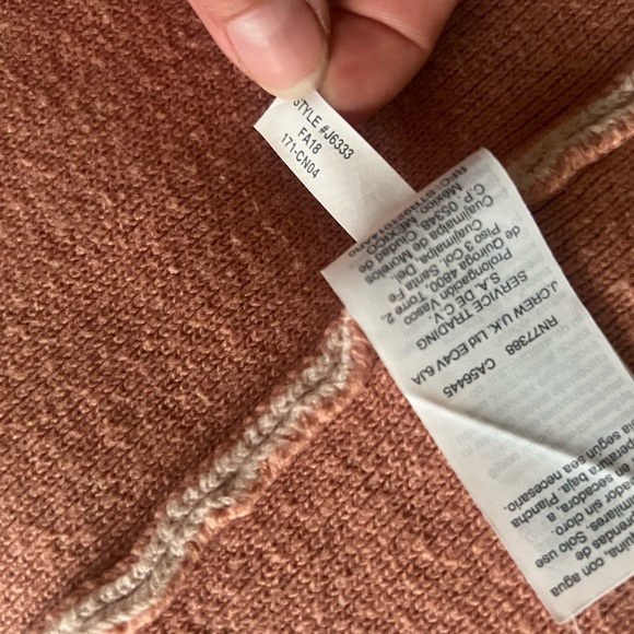 J.Crew collection double breasted sweater, jacket, coat, oversized Xs small pink - Picture 14 of 14